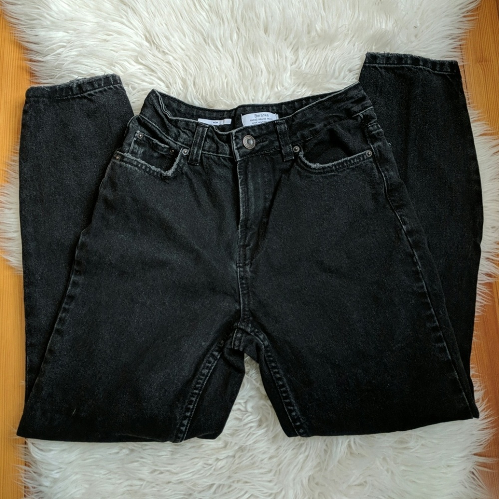 Bershka Black Mom Jeans